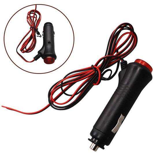 1.5M Male Cigarette Lighter Socket Power Cord Socket Power Plug Adapter With Switch 12V 5W On Off For Car Electric Appliance