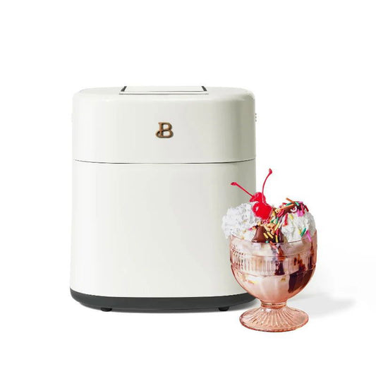 1.5QT Ice Cream Maker with Touch Activated Display, White Icing by Drew Barrymore
