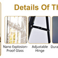 26" x 71" Full Length Mirror - Aluminum Alloy Frame Full Body Mirror - Extra Large Floor Mirrors for Bedroom, Living Room