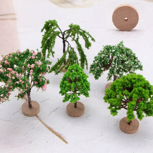 1PC Dollhouse Minature Mini Artificial Tree Miniature Fairy Garden