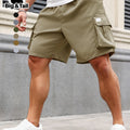 Plus Size Men's Casual Workwear Shorts Trendy Loose Fit | SAMAG