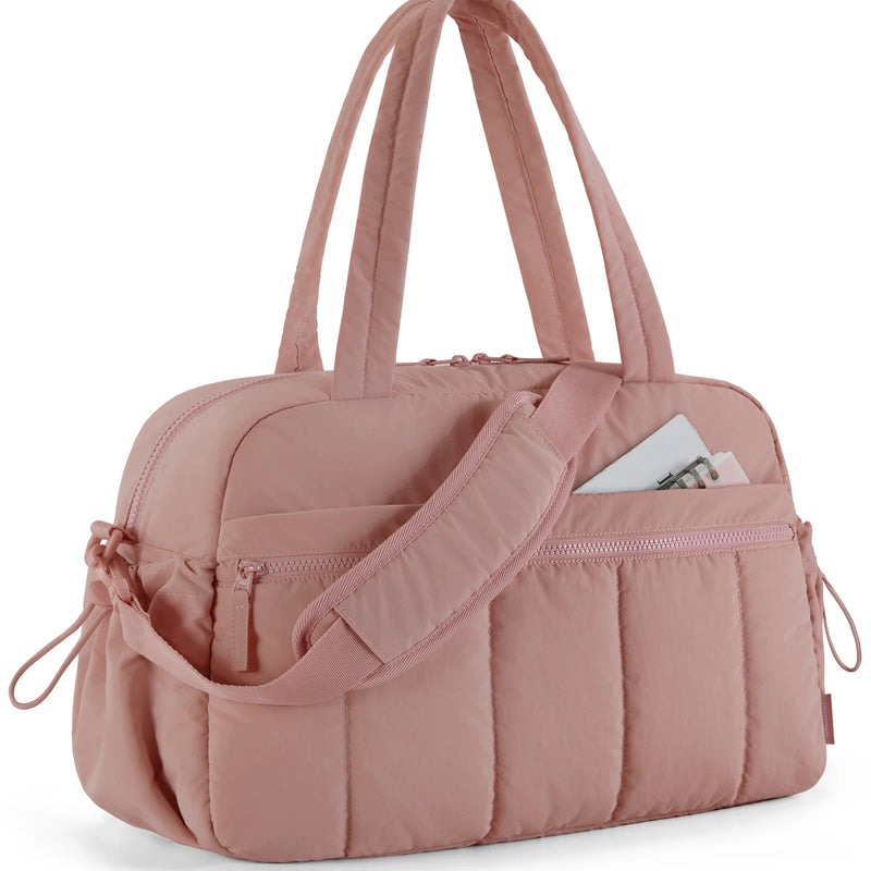BAGSMART Travel Duffel Bag Gym Bag for Women with Wet Pocket Carry on Weekender Shoulder Boston bag Waterproof Beach bags