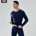 52025 Men's Warm Cotton Thermal Underwear Set – Multilayer Soft Cotton Long Johns for Ultimate Winter Comfort. Maximum Warmth