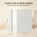 Herdio 5.25 240W Ultra-Slim Wall-Mountable Home Theater Speakers Crisp Clear Sound Durable for Immersive Home Entertainment 2PCS