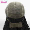 Imstyle 36'' Full Lace Synthetic Lace Front Wig Box Braided With Baby Hair For Women Curly Hair Braid Wig