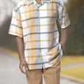 Summer New Printed Men's Top + Trousers Casual Suit Shirt Pants 2 - Piece Fashion Harajuku Retro Party - View 14 | SAMAG