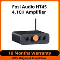 Fosi Audio HT4S Bluetooth 4.1 Home Sound Amplifier, Mini Desktop Amp with TPA3116 and Bass Treble Controls for Speaker Subwoofer