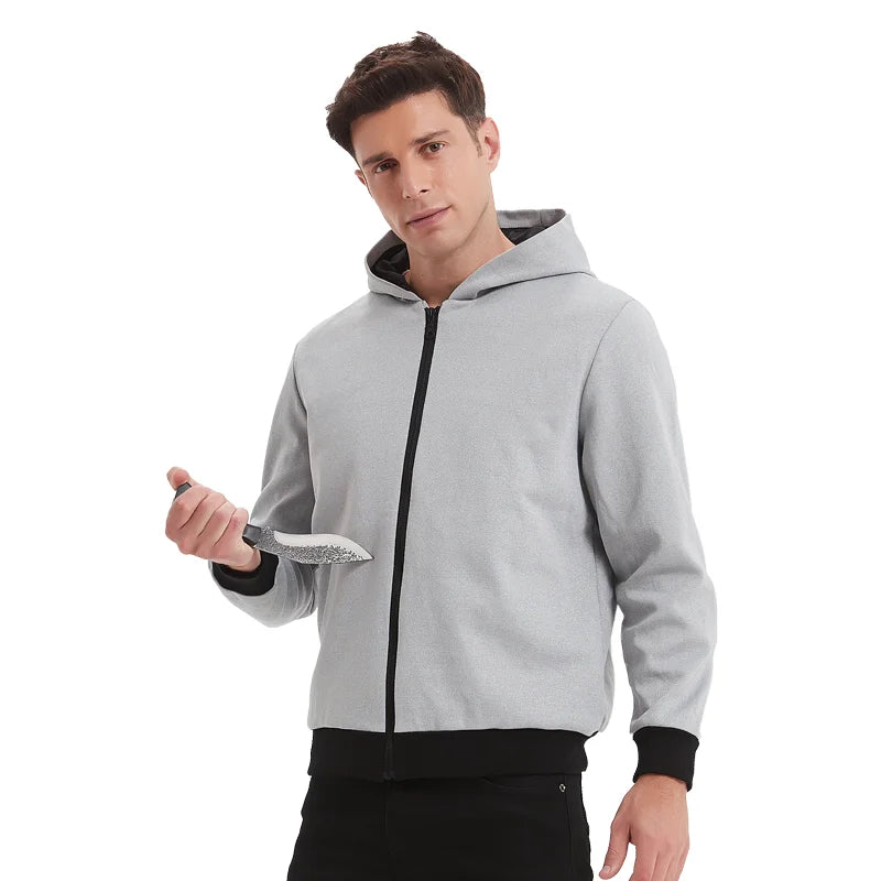 2022 Anti-stab Military Tactical Safe Jacket Bodyguard Police Businessman Outdoor invisible Self-defense fashion Casual Coat