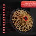 TANKE Bike Chain S8 S9 S10 S11 S12 MTB Road Bicycle Chains,Variable Speed Chain 116/126L High Quality Current Cycling Accessorie