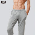 52025 Men's 100% Cotton Pajama Lounge Pants – Relaxed Fit, Side Pockets and Breathable Everyday Comfort