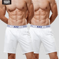 52025 Men's Cotton Modal Pajama Shorts – Smooth, Silky-Soft Lounge Shorts, Relaxed Fit, Side Pockets and Everyday Home Comfort