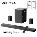 ULTIMEA 460W 5.1.2ch Sound Bar with Dolby Atmos, Surround Sound Home Theater System for TV with 2 Surround Speakers, APP Control