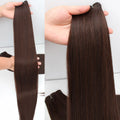 Natural Bio Synthetic Heat Resistant Hair Extensions Sew In Straight Hair Weave Bundle 26" 200g Synthetic Cosplay Ponytail Fiber
