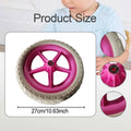 1 Pair Balance Bike Replacement Wheels Noise Reduction Bike Wheels for Outdoors Sports Cycling Replacement Accessories