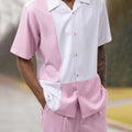 Summer New Printed Men's Top + Trousers Casual Suit Shirt Pants 2 - Piece Fashion Harajuku Retro Party - View 11 | SAMAG