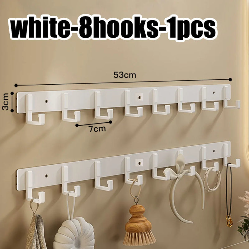 Kitchen Space Aluminum Punch - Free Hooks Are Easy to Install Utensils Storage Bathroom Bathrobe Towel - View 16 | SAMAG