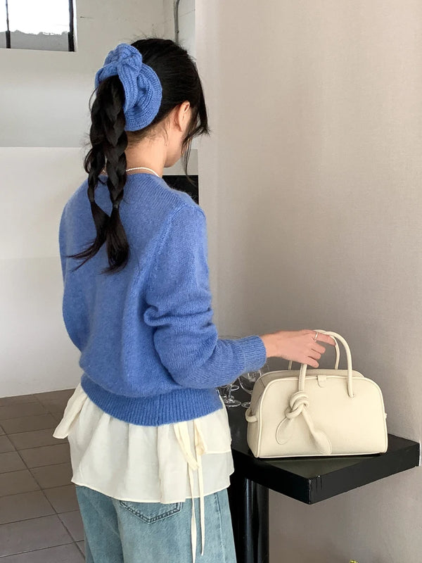 Women Boston Bag Large Capacity PU Leather Handbag Soft Casual Shoulder Bag Chic Daily Commuter Crossbody Tote Purse