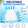 Inflatable Water Hammock Pool Float with Mesh Center | SAMAG