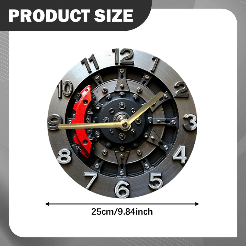 2D Wall Clock Mechanical Clock Contemporary Digital Clock Arabic Numerals Easy Reading Hanging Clock Decoration for Bedroom Room
