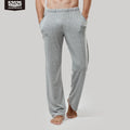52025 Men's 100% Cotton Pajama Lounge Pants – Relaxed Fit, Side Pockets and Breathable Everyday Comfort