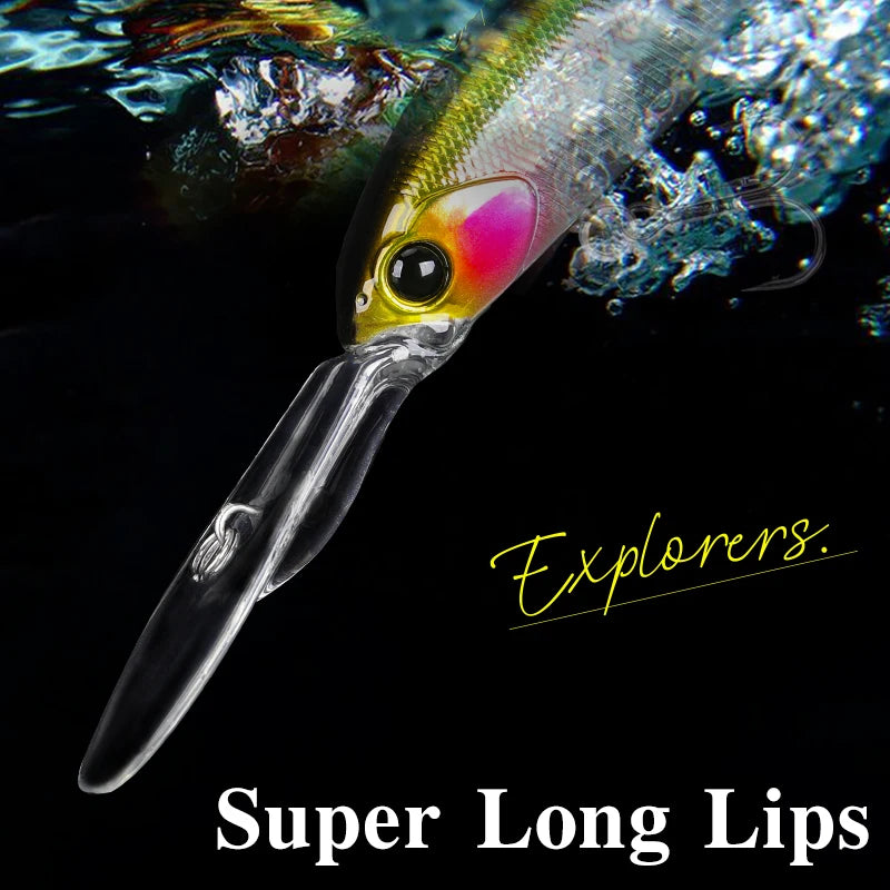 TSURINOYA 57SP Deep Dive Suspending Minnow SHAD Fishing | SAMAG