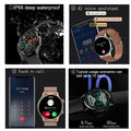 2026 New Smartwatch Women AMOLED HD Screen Always On Display Bluetooth Call IP68 Waterproof GPS Smart Men Watch For Android ios