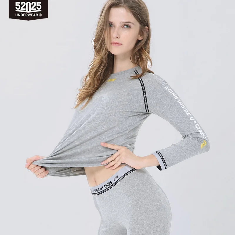 52025 Premium Cotton Modal Thermal Underwear – Ultra-Soft Lightweight Base Layer, Breathable Second-Skin Comfort and Modern Fit