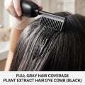 Herbal Hair Dye Comb 3-in-1 Quick Natural Plant Extract Deep Nourish Repair Roots Boost Vitality Long Lasting Mild Formula Gray Coverage Natural Hair Color Comb