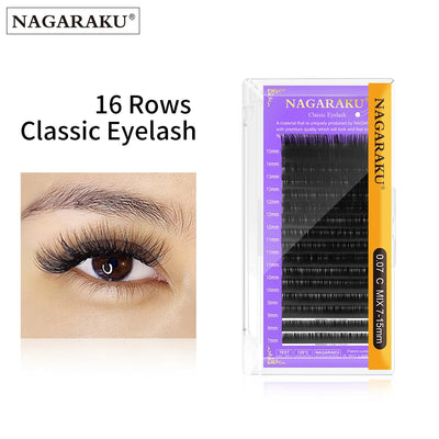 NAGARAKU Faux Mink Individual Lashes 6-17mm C/CC/D/DD | SAMAG
