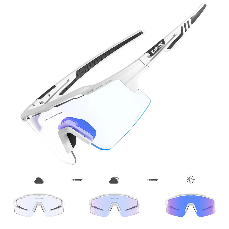 Photochromic Sunglasses UV400 Bike Bicycle Glasses Men's | SAMAG