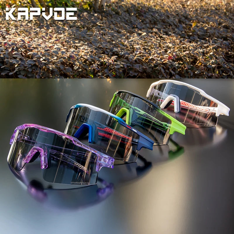 Photochromic Sunglasses UV400 Bike Bicycle Glasses Men's | SAMAG