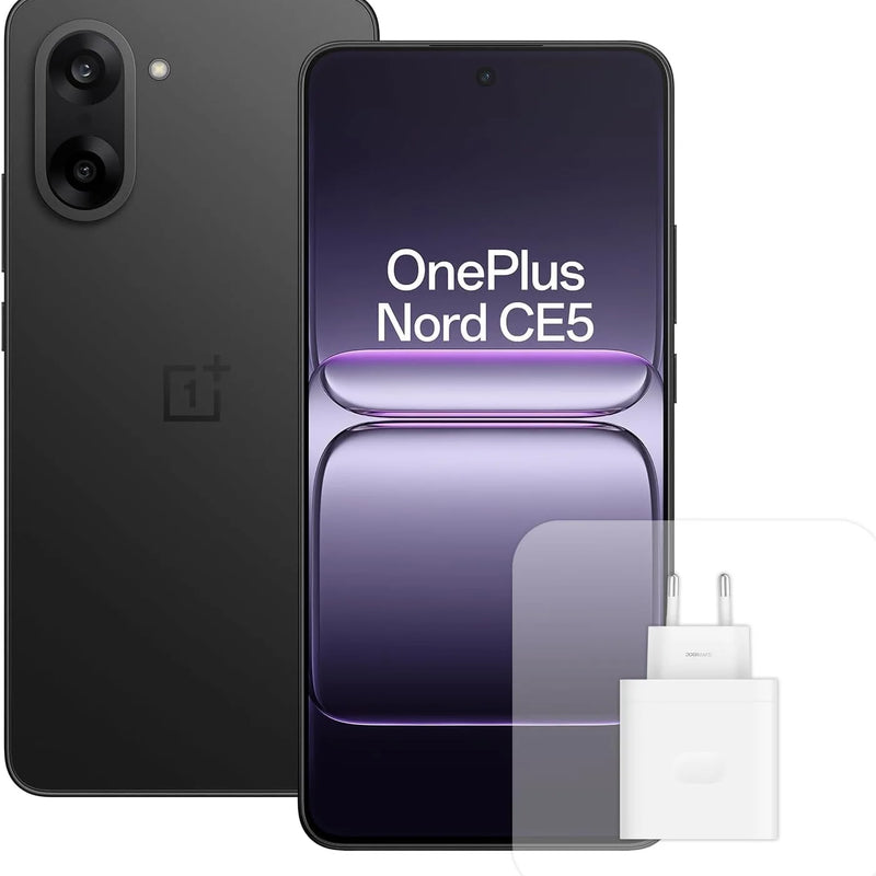 OnePlus Nord CE5 Smartphone 8GB RAM 128/256GB Storage, 6.77" 120Hz AMOLED, 50MP OIS, 5200mAh Battery, with 80W Charger