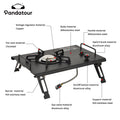Pandatour 2026 IGT Outdoor Camping Furnace Stove Folding One-touch High Firepower Stove Suitable For Terraces Camping Stove