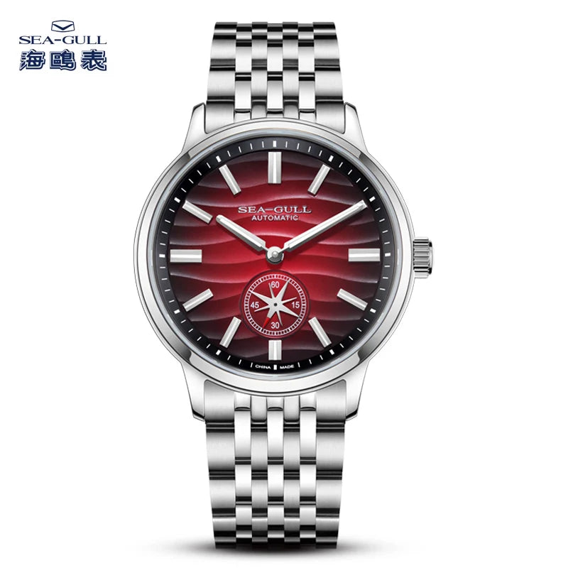 Seagull Watch 39.5mm Men's Watch 5Bar Waterproof Automatic Mechanical Watch Luminous Watch for Man 6180 Relogio Masculino