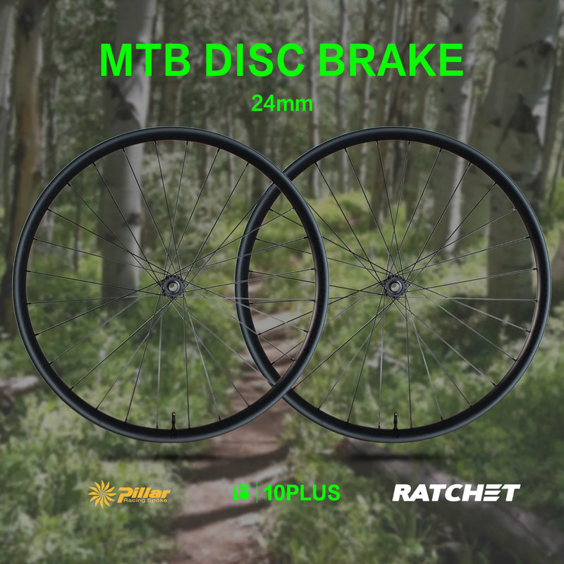 10PLUS T Series 29er Carbon MTB Wheelset 30mm Wide 24mm Deep Disc Brake Tubeless Center Lock 6 Bolt Lock Carbon Wheel