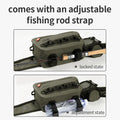 LINNHUE Fishing Tackle Waterproof Bag Outdoor Waist Fanny Pack Capacity Crossbody Bag Fishing Lures Line Box Storage Accessories
