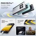 Global Version POCO M8 Pro 5G Snapdragon 7s Gen 4 Smartphone 6.83" AMOLED Display 50MP Camera 6500mAh Battery POCO Cellphone