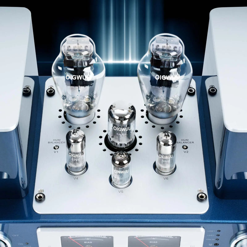 Oilily Vacuum Tube Amplifier 300B X 2 Single-Ended Class A Integrated Amplifier, Automatic Bias Adjustment, High-End Power Amp