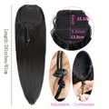 Straight Ponytail 100% Real Human Hair Drawstring Ponytail Clip In Hair Extensions Brazilian Virgin Natural Black Clips Ponytail