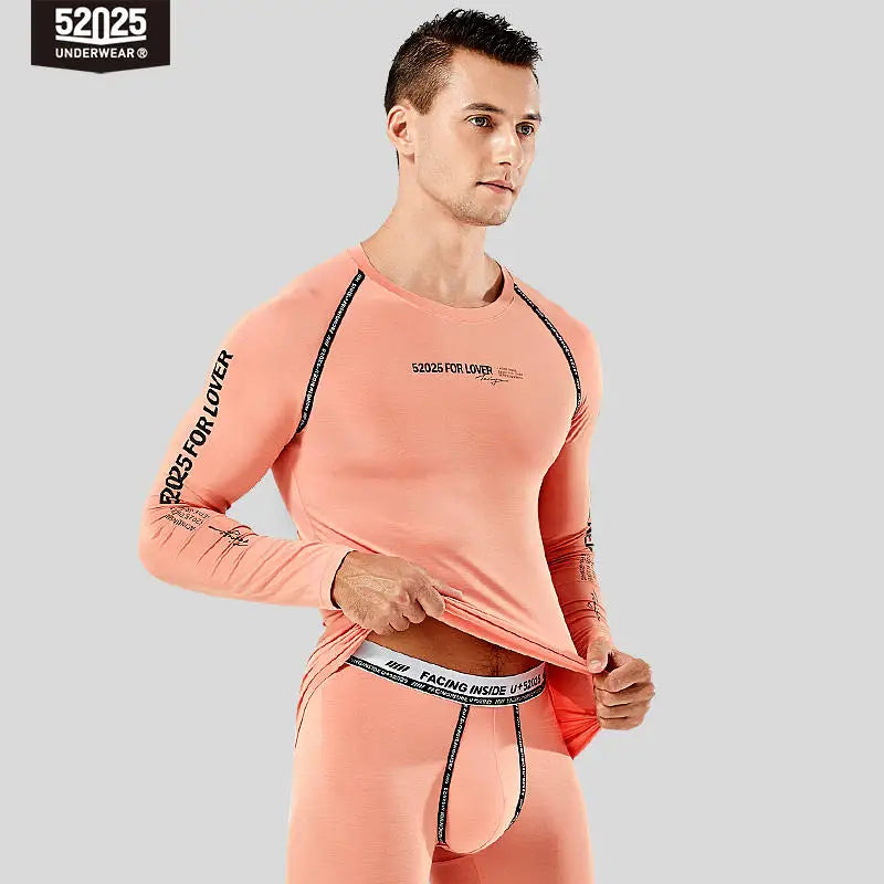 52025 Premium Cotton Modal Thermal Underwear – Ultra-Soft Lightweight Base Layer, Breathable Second-Skin Comfort and Modern Fit
