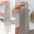 Natural Bio Synthetic Heat Resistant Hair Extensions Sew In Straight Hair Weave Bundle 26" 200g Synthetic Cosplay Ponytail Fiber