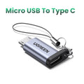 Ugreen USB Type-C Adapter Type C To Micro USB Female To Male Converters For Xiaomi Samsung Charger Data Cable USBC USB C Adapter