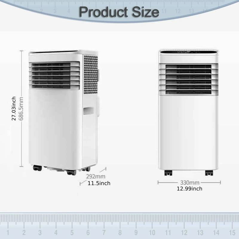 Portable Air Conditioner Small Quiet with Dehumidifying Function Cooling Fan Small Standing Floor for Home Office Bedroom Dorm