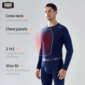 52025 Men's Warm Cotton Thermal Underwear Set – Multilayer Soft Cotton Long Johns for Ultimate Winter Comfort. Maximum Warmth