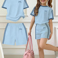 Kids Clothes Girls, , Easy Bow Print Short Sleeve T-Shirt | SAMAG
