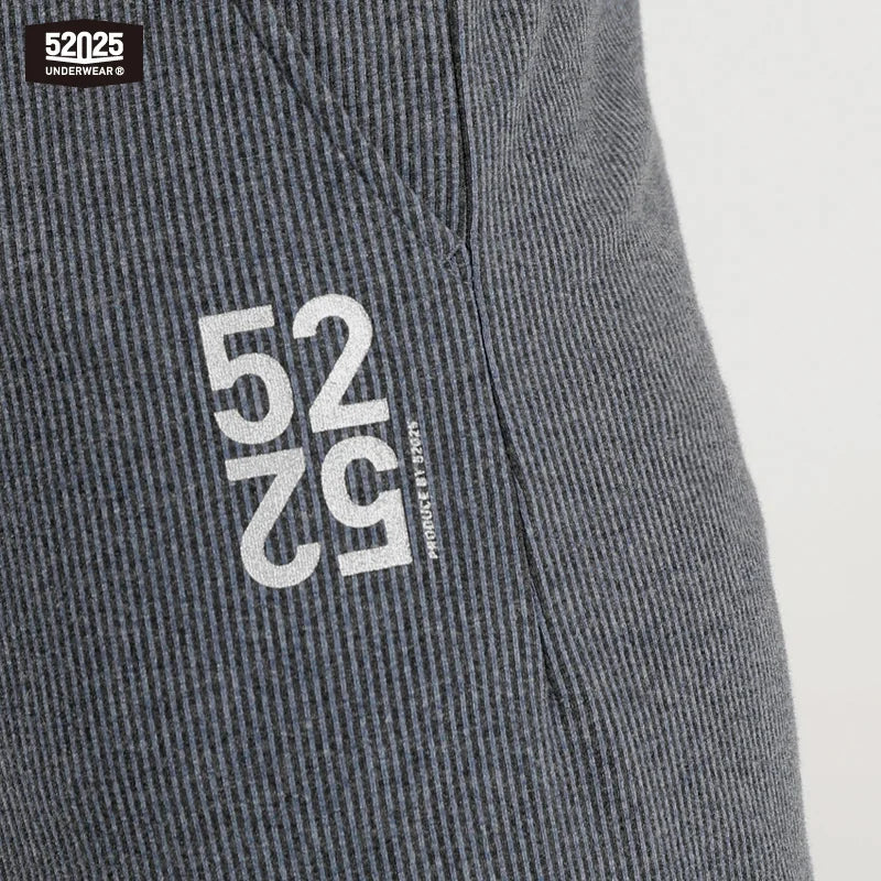 52025 Men's Cotton Lounge Shorts – Comfortable Midweight Pajama Shorts with Adjustable Drawcord, Tailored Fit and Side Pockets