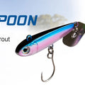 Hunthouse Treble Fishing Hook With Spoon 4# 6# 8# For Hard Lure 3X Strong 4pcs/lot Hight Carbon Steel Accessories
