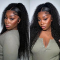 24 Inch Kinky Curly 13x4 Lace Front Human Hair Wigs For Women Pre Plucked Hd Transparent 13x6 Deep Curly Human Hair Frontal Wigs