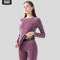 52025 Warm Thermal Underwear with Wool and Silk – Double-Layered for Extra Warmth, Winter-Ready Long Johns, Premium Base Layer