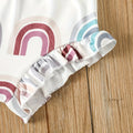 Summer Newborn Baby Girl Clothes Set  Sleeveless  Bodysuit  Printed Shorts  3pcs Clothing Suit Baby Girl Clothes